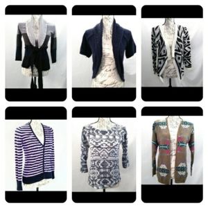 EUC 6 pc. X-small cardigan bundle